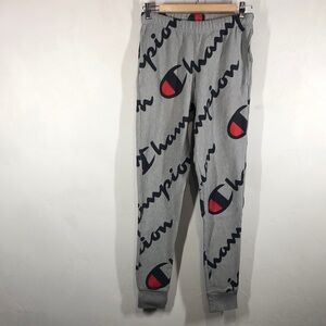 Champion Reverse Weave gray logo sweatpants size xs